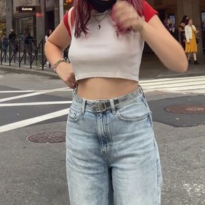 baggy light wash pacsun jeans